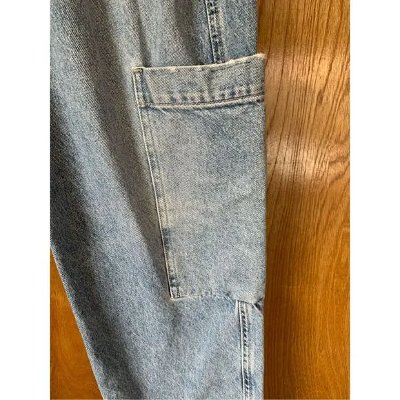 Citizens Of Humanity Annika High Rise Paper Bag Patch Pocket Jeans Blue Size 26
