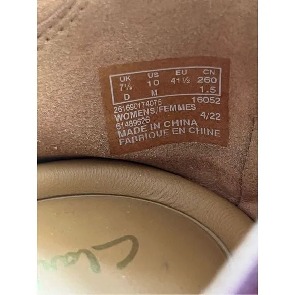 Clarks Pure Walk Leather Flats