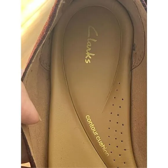 Clarks Pure Walk Leather Flats