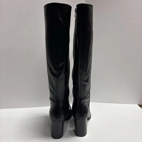 Coach And Four Women’s Roan Black Knee High Boots, Size 9 Wide