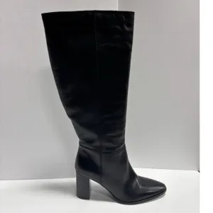 Coach And Four Women’s Roan Black Knee High Boots, Size 9 Wide
