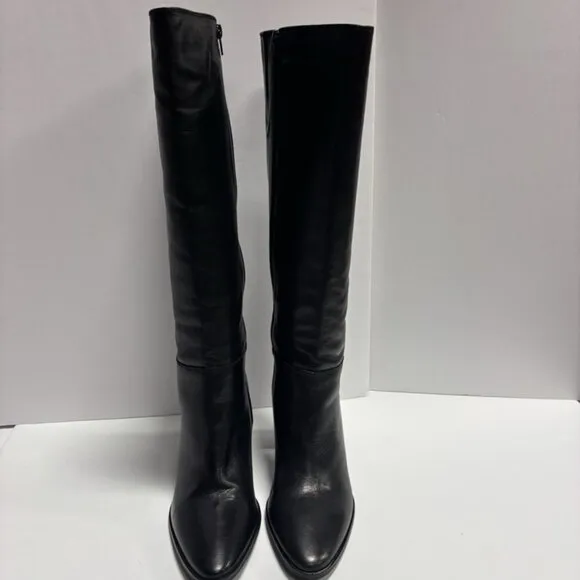 Coach And Four Women’s Roan Black Knee High Boots, Size 9 Wide