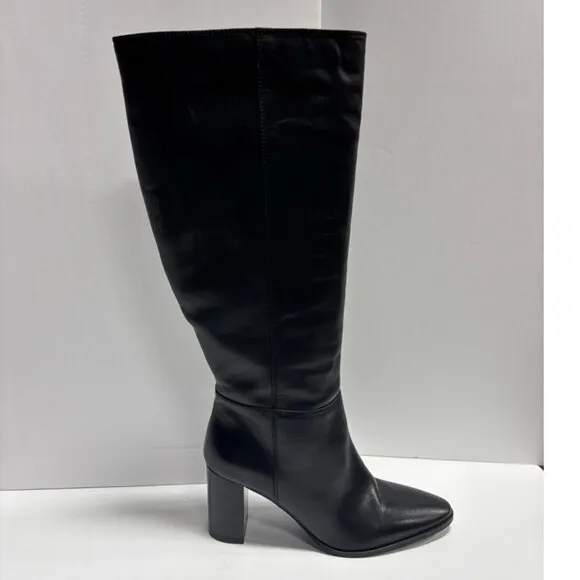 Coach And Four Women’s Roan Black Knee High Boots, Size 9 Wide