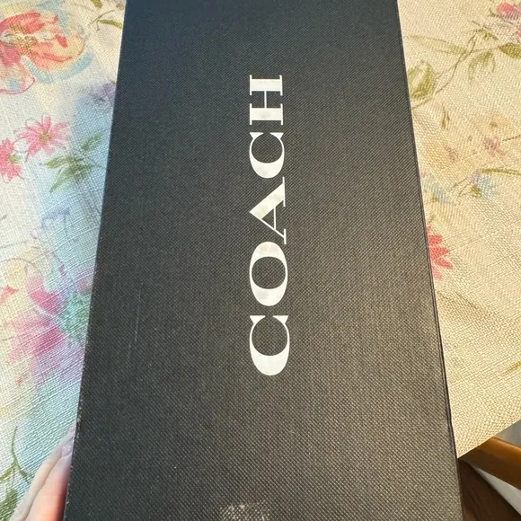 Coach Black Leather Chain Detail Loafers - Maegan Driver LTR
