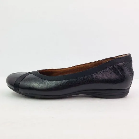Cobb Hill By New Balance REVchi Womens Size 9 Black Slip On Ballet Flats Shoes