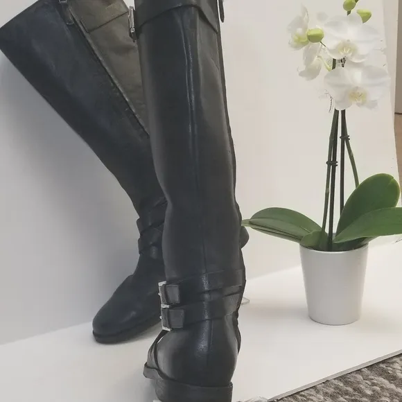Cole Haan Black Nike air Knee High boots