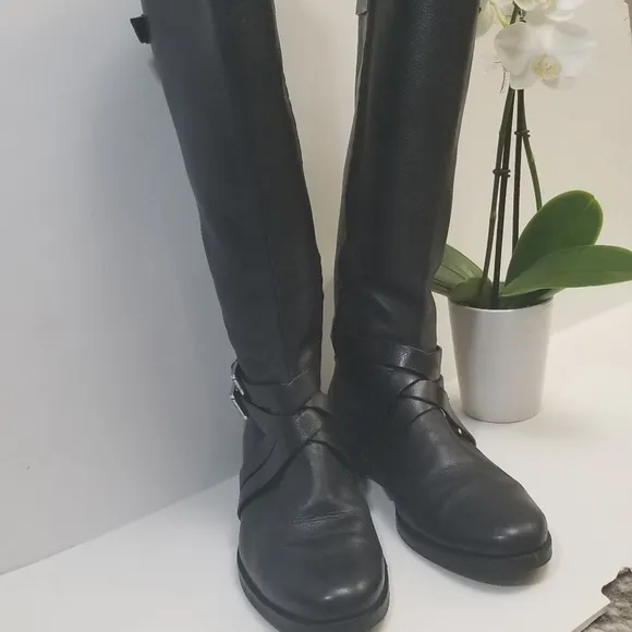 Cole Haan Black Nike air Knee High boots