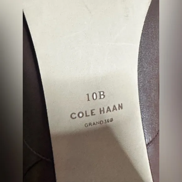 Cole Haan Chrystie Leather Square Toe Knee-High Boots NWOT​