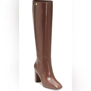 Cole Haan Chrystie Leather Square Toe Knee-High Boots NWOT​