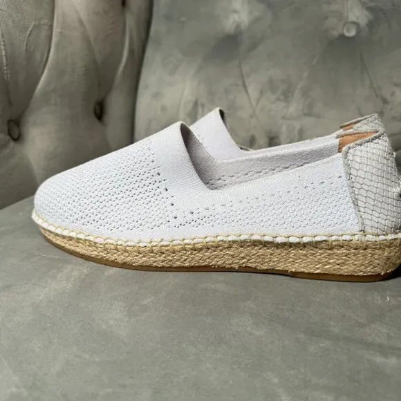COLE HAAN Cloudfeel Stitchlite Espadrilles Halogen Blue Knit Size‎ 9 1/2 NEW