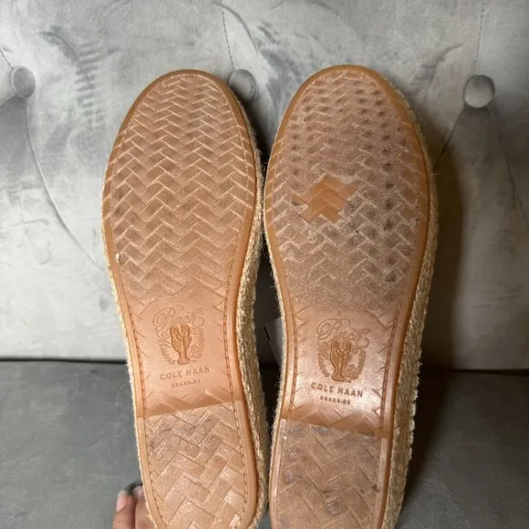 COLE HAAN Cloudfeel Stitchlite Espadrilles Halogen Blue Knit Size‎ 9 1/2 NEW