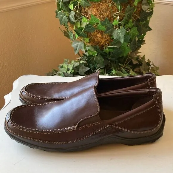 Cole Haan | Cole Haan Brown Leather Tucker Venetian Slip On Men’s Loafers
