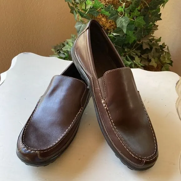 Cole Haan | Cole Haan Brown Leather Tucker Venetian Slip On Men’s Loafers