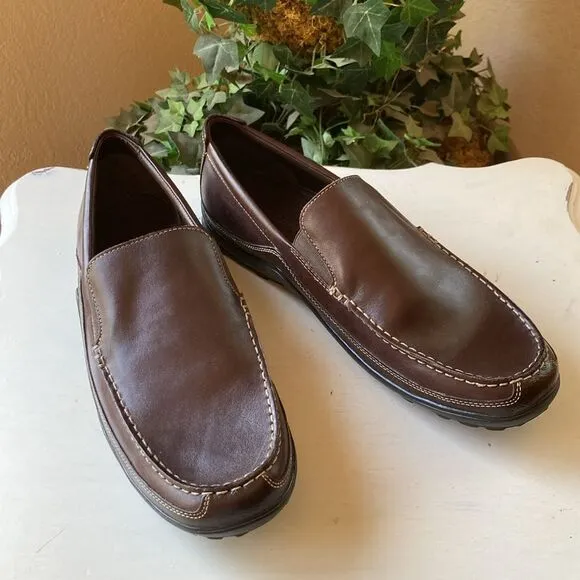 Cole Haan | Cole Haan Brown Leather Tucker Venetian Slip On Men’s Loafers