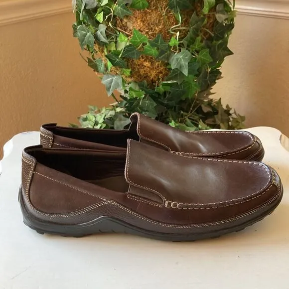 Cole Haan | Cole Haan Brown Leather Tucker Venetian Slip On Men’s Loafers