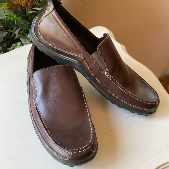 Cole Haan | Cole Haan Brown Leather Tucker Venetian Slip On Men’s Loafers