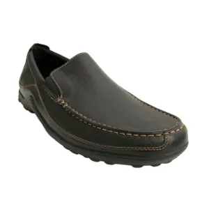 Cole Haan Loafers Men Size 10.5M Black Tucker Leather Slip-on Shoe India