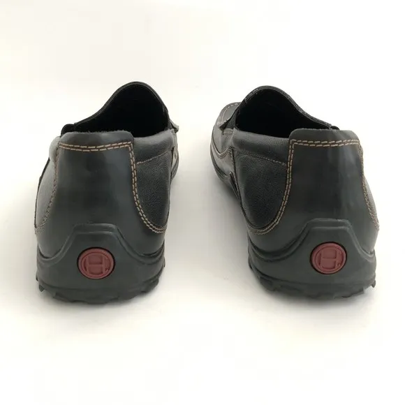 Cole Haan Loafers Men Size 10.5M Black Tucker Leather Slip-on Shoe India