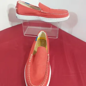 Cole Haan Men's 8.5 M Loafer Red Cloudfeel Weekender Shoes Boat Grand360 Comfort
