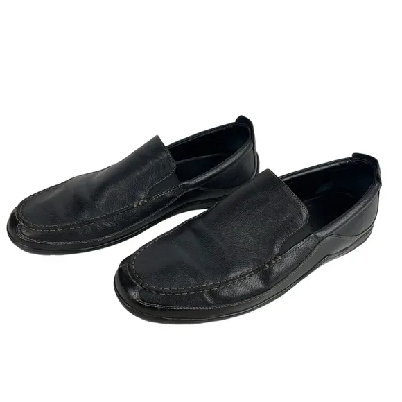 Cole Haan Mens Black Venetian Loafer Size 14 Driving Loafers