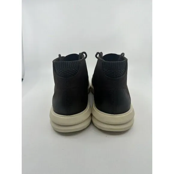 Cole Haan Men's Grand  Chocolate/Ivory Leather Chukka Boots C36933 Size 13