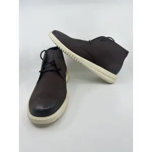 Cole Haan Men's Grand  Chocolate/Ivory Leather Chukka Boots C36933 Size 13