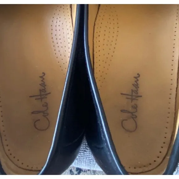 Cole Haan Men's Size 11 Wide Black Dress Shoes Loafers
