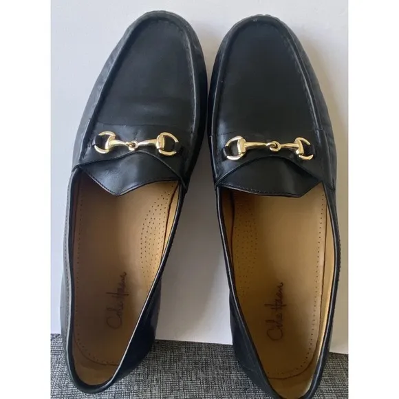 Cole Haan Men's Size 11 Wide Black Dress Shoes Loafers
