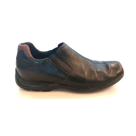 Cole Haan Zeno‎ Slip On Leather Loafers C02934 - Black 9.5 M EUC