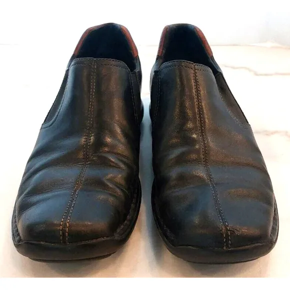 Cole Haan Zeno‎ Slip On Leather Loafers C02934 - Black 9.5 M EUC