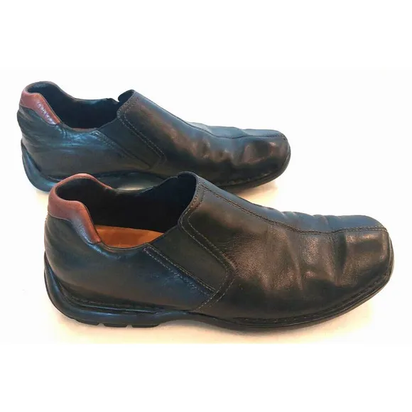Cole Haan Zeno‎ Slip On Leather Loafers C02934 - Black 9.5 M EUC