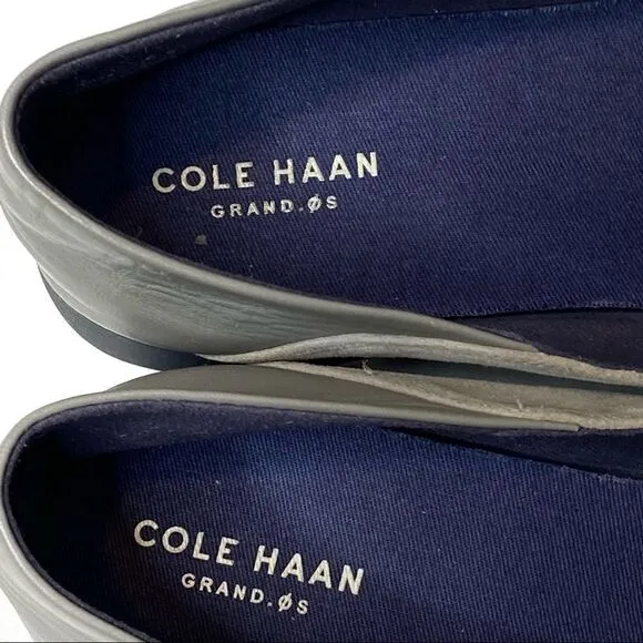 Cole Haan gray grand horizon slip on loafers size 8.5B