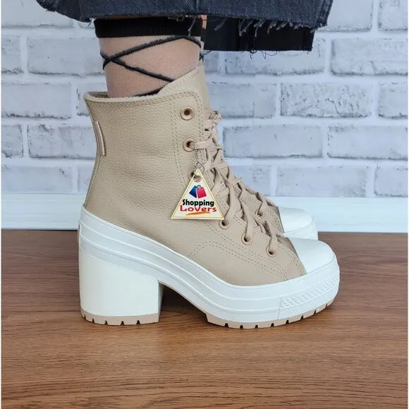 ⭐Converse Chuck 70 De Luxe Platform Weatherized Leather 7.5 Women Shoes A12345C