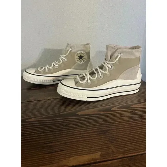 Converse Chuck 70 Utility Hybrid Fusion String High Tan Beige Sneakers Mens 7 W9