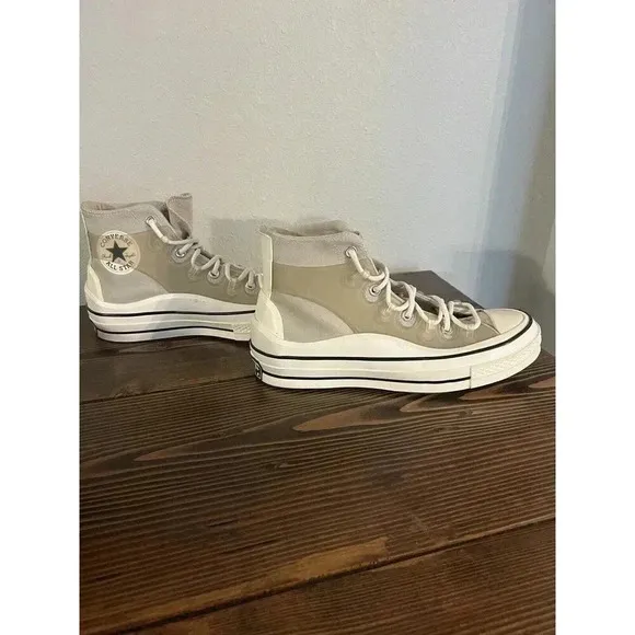 Converse Chuck 70 Utility Hybrid Fusion String High Tan Beige Sneakers Mens 7 W9