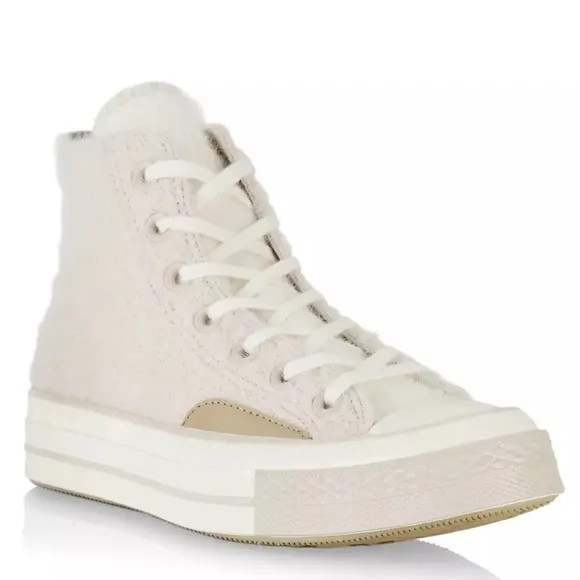 Converse chuck cozy utility platform high top sneaker