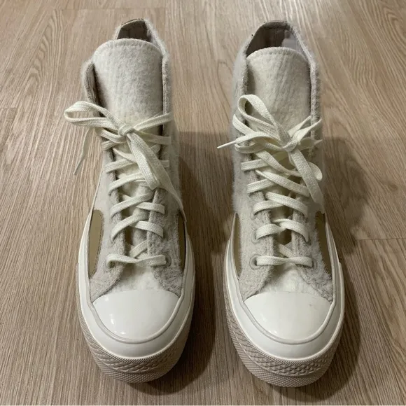 Converse chuck cozy utility platform high top sneaker