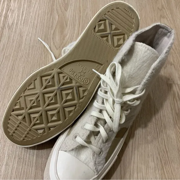 Converse chuck cozy utility platform high top sneaker