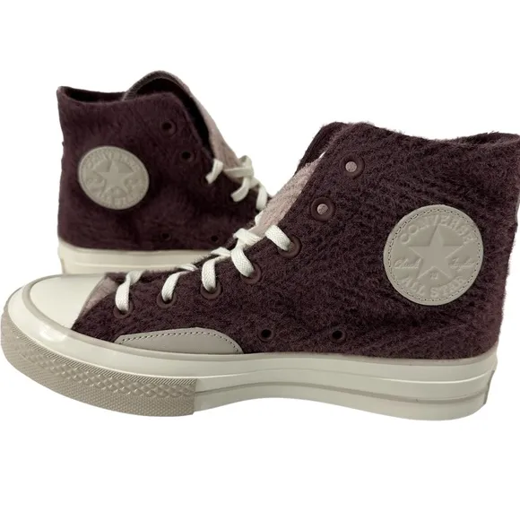 Converse Chuck Taylor 70 Fuzzy Utility Hi Top Sneakers 8 Women 6 Men New