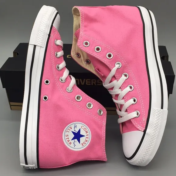 Converse CTAS Hi pink/white/blue WMNS sneakers