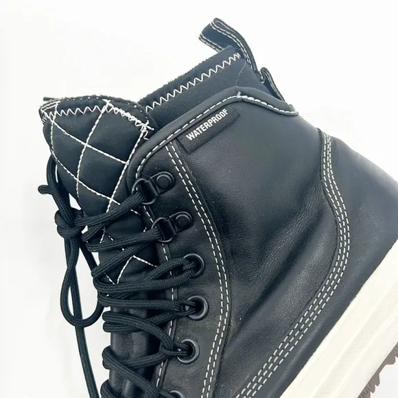 Converse CTAS Utilitity all Terrain Hi 168863C Black waterproof Womens size 9.5