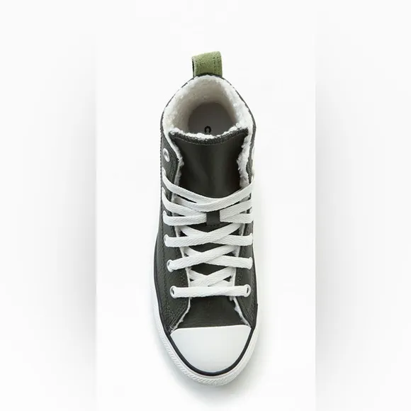 Converse Kids Leather Lined Utility High Top Shoes