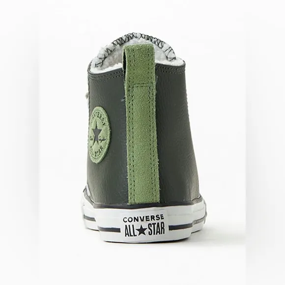 Converse Kids Leather Lined Utility High Top Shoes