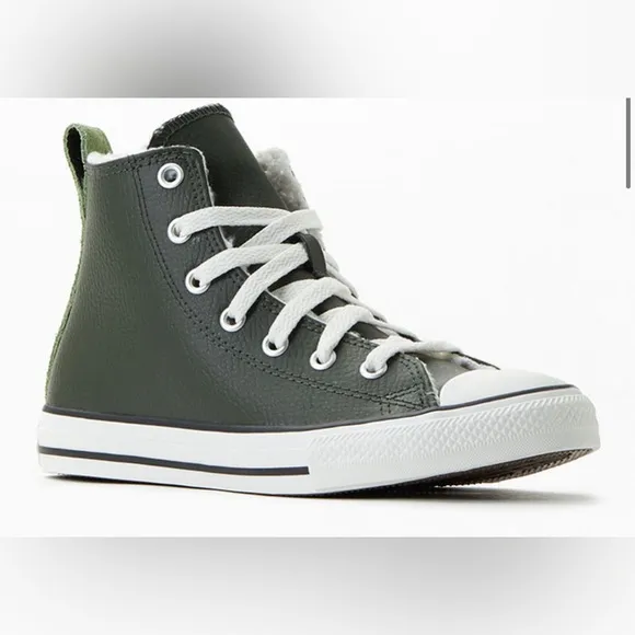 Converse Kids Leather Lined Utility High Top Shoes