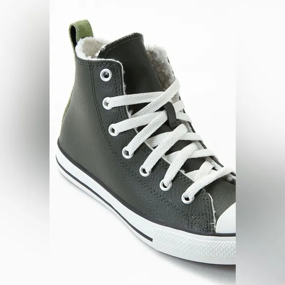 Converse Kids Leather Lined Utility High Top Shoes