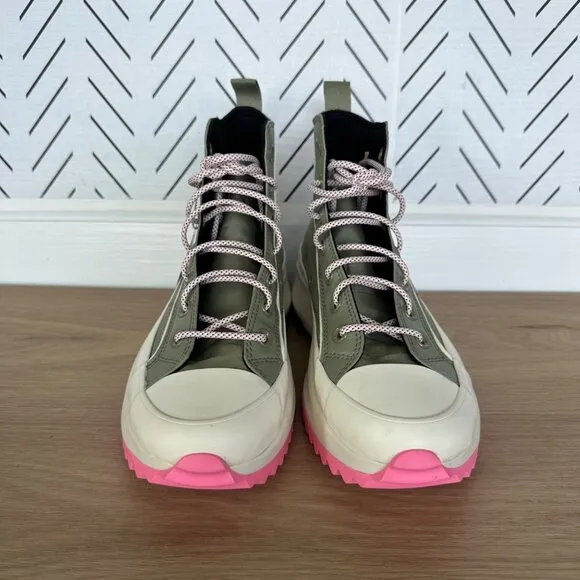 ⭐Converse Run Star Hike Platform Utility Twist Sz 8 Women's Shoes Olive A09223C