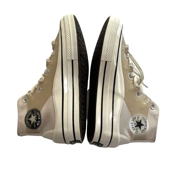Converse x Kim Jones Chuck Taylor Utility Wave Hi Sneakers in Natural Ivory