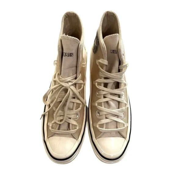 Converse x Kim Jones Chuck Taylor Utility Wave Hi Sneakers in Natural Ivory