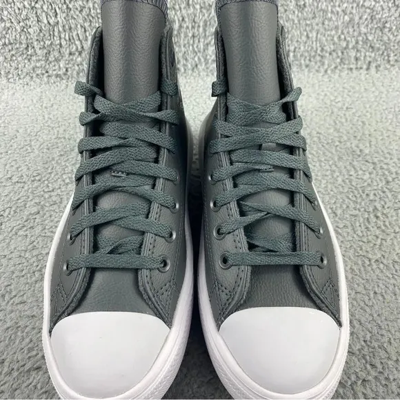 CONVERSE CTAS MOVE Hi Shoes Platform Sneakers Leather Utility Grey‎ Womens 8.5