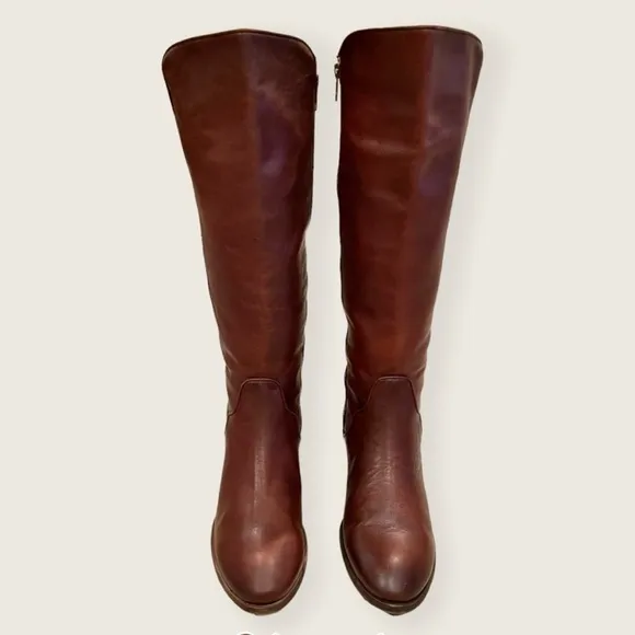 COPY - Women's Brown Leather Knee-High Boots